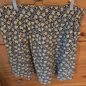 LOFT Outlet flowered skirt